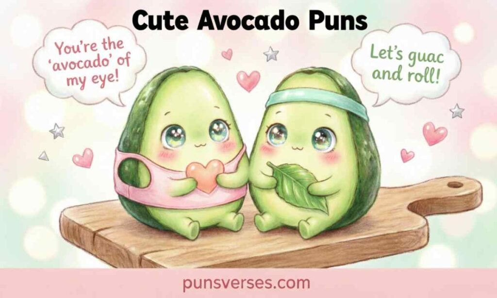 Cute Avocado Puns
