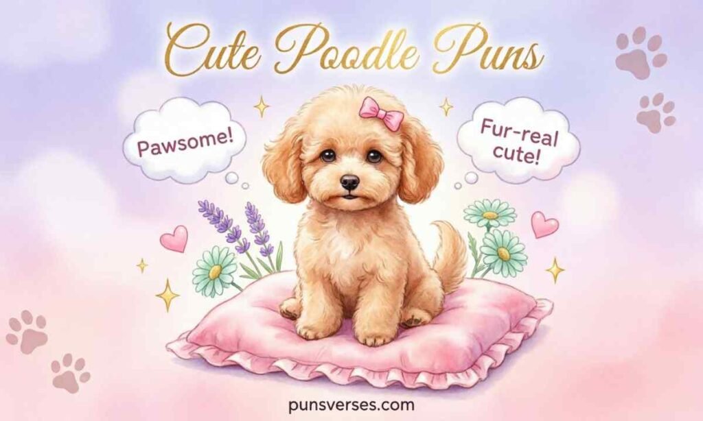 Cute Poodle Puns