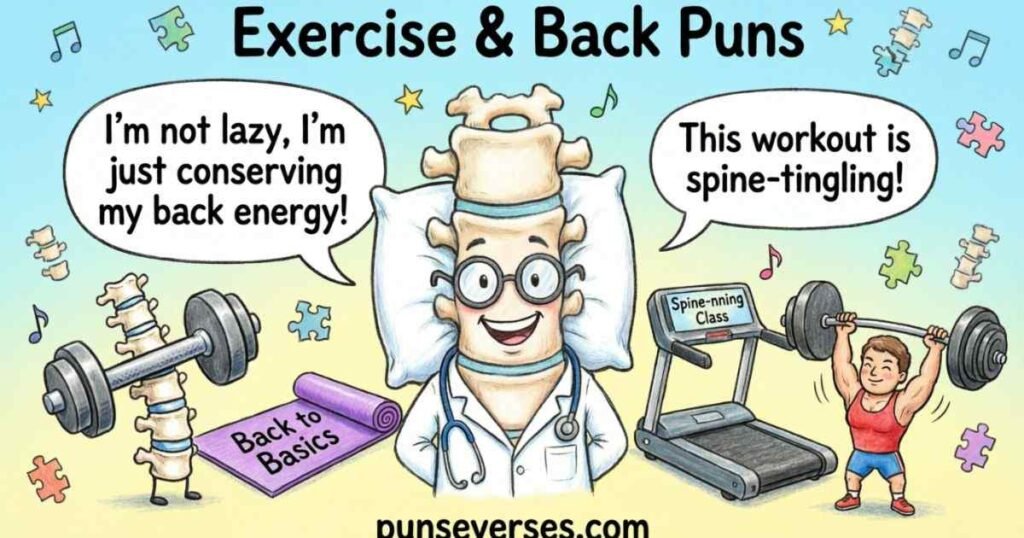 Exercise & Back Puns