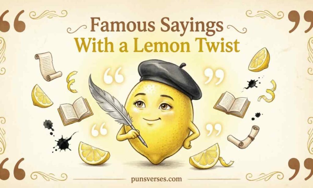 Famous Sayings With a Lemon Twist