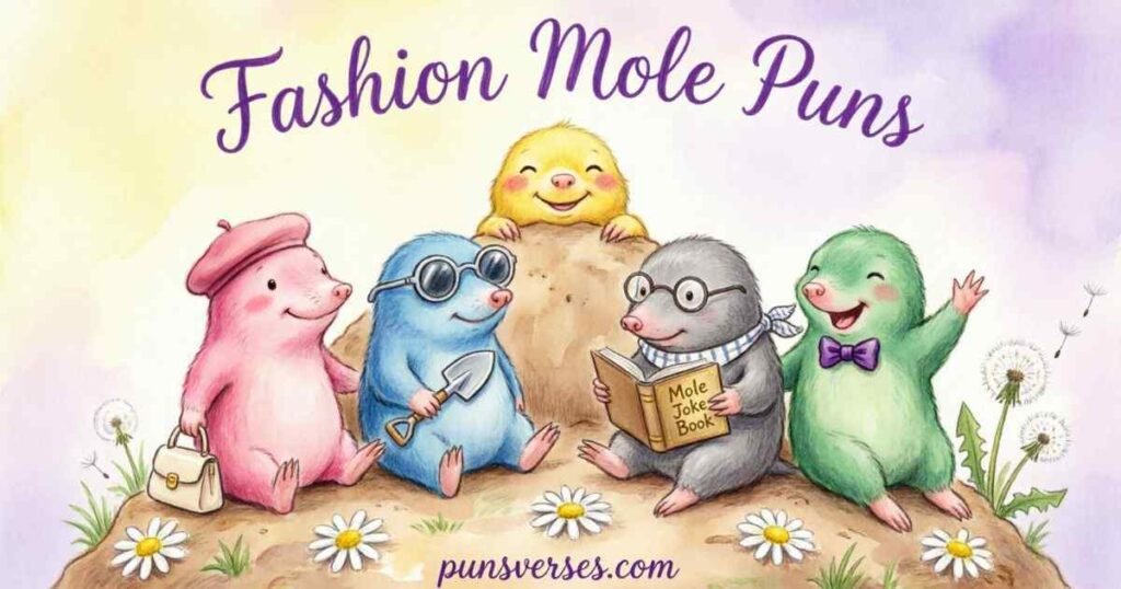 Fashion Mole Puns