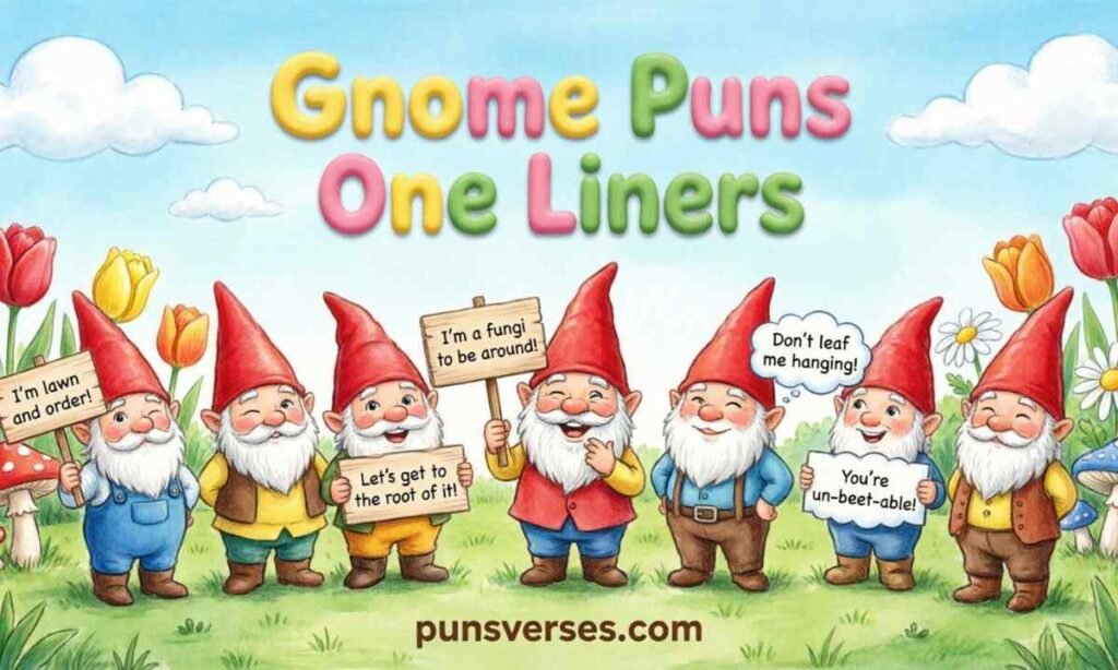 Gnome Puns One Liners