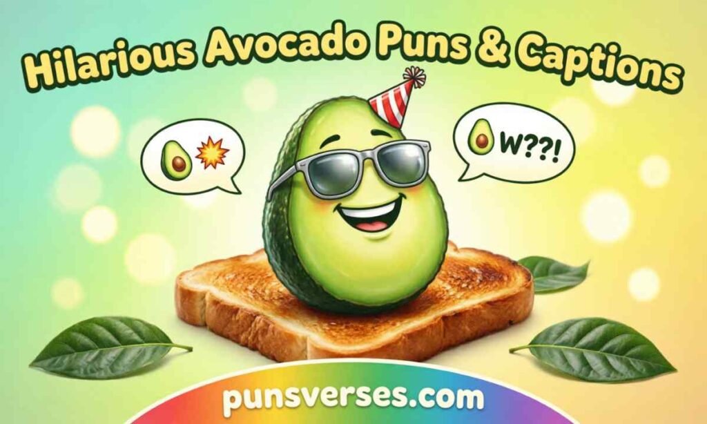 Hilarious Avocado Puns & Captions