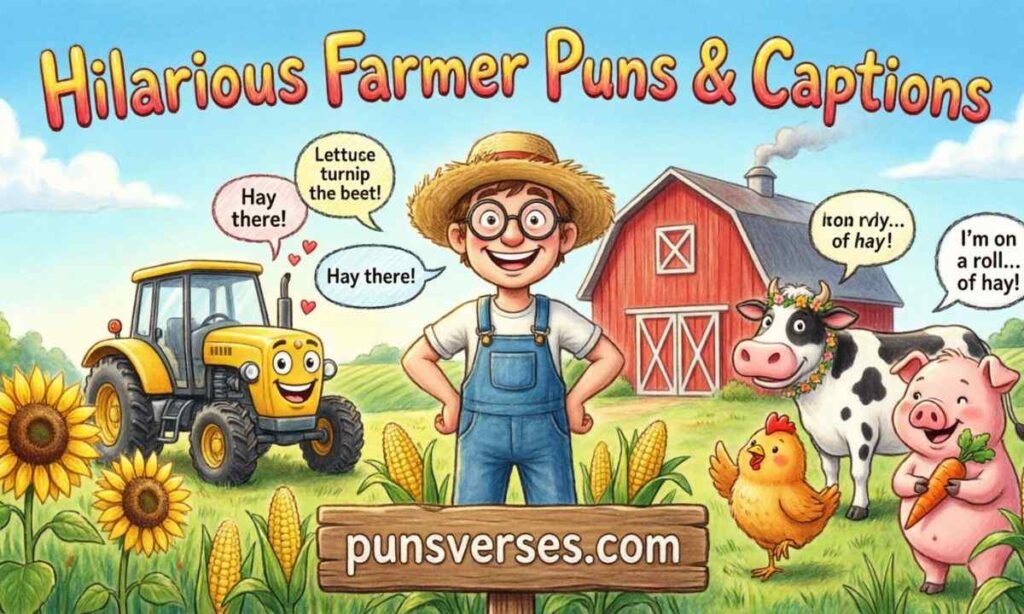 Hilarious Farmer Puns & Captions