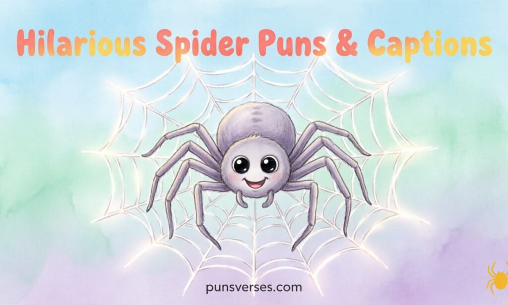 Hilarious Spider Puns & Captions