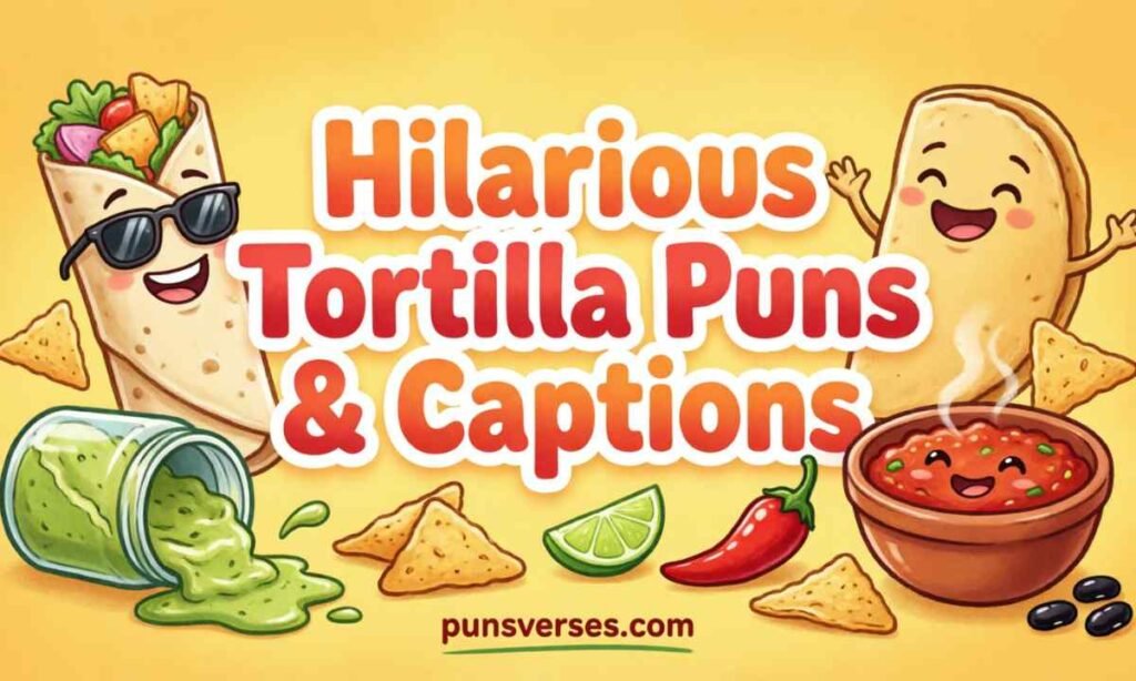 Hilarious Tortilla Puns & Captions