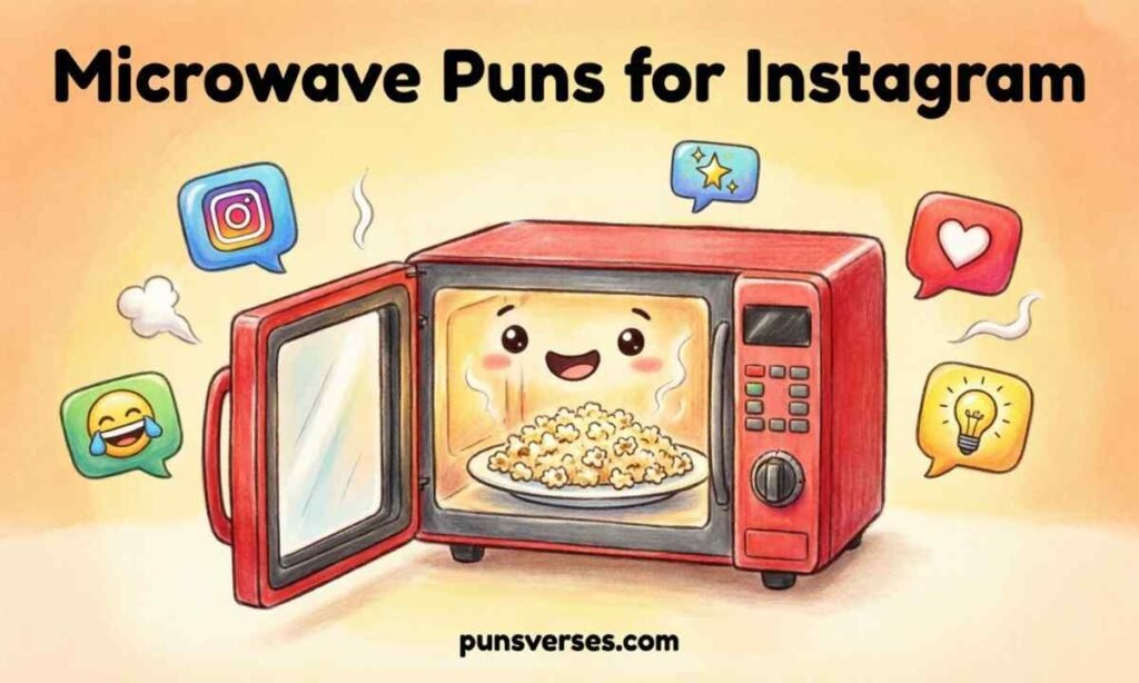 Microwave Puns for Instagram