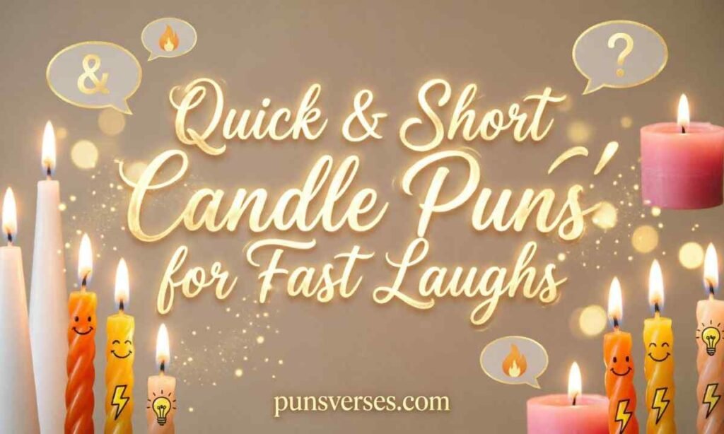 Quick & Short Candle Puns for Fast Laughs