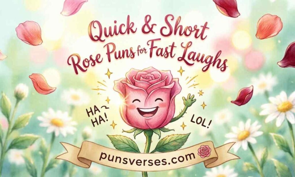 Quick & Short Rose Puns for Fast Laughs
