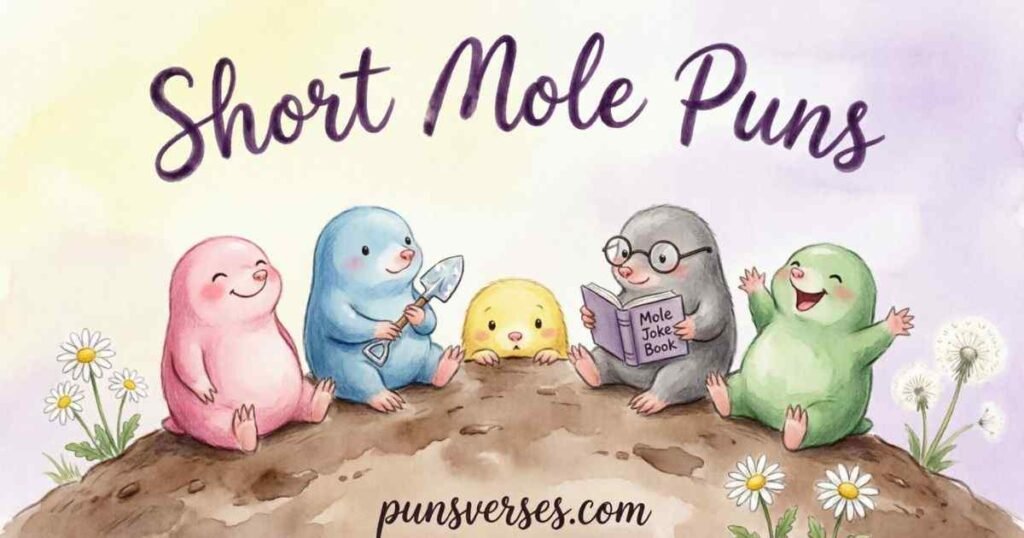 Short Mole Puns