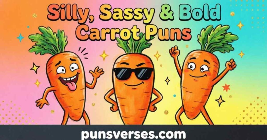 Silly, Sassy & Bold Carrot Puns