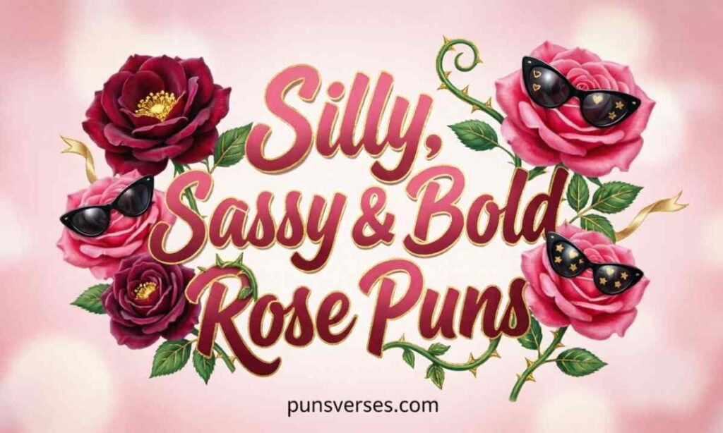 Silly, Sassy & Bold Rose Puns