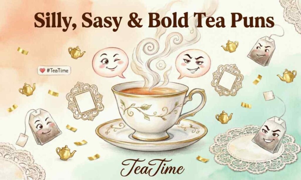 Silly, Sassy & Bold Tea Puns