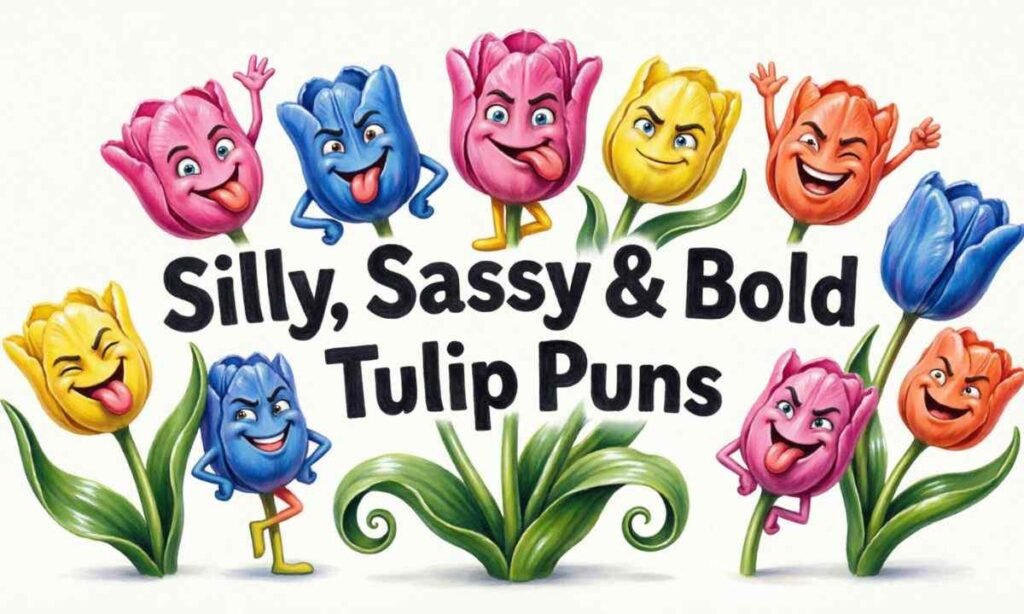 Silly, Sassy & Bold Tulip Puns