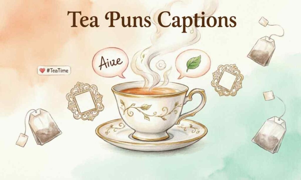 Tea Puns Captions