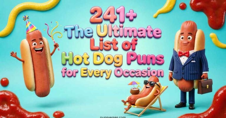 The Ultimate List of Hot Dog Puns Feature Image